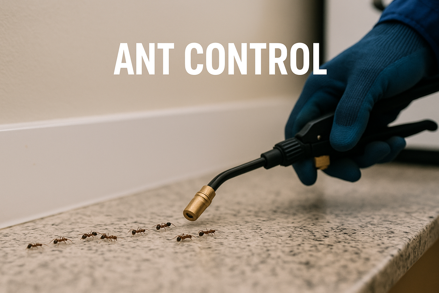 Ant Control work by Terminator Pest Control