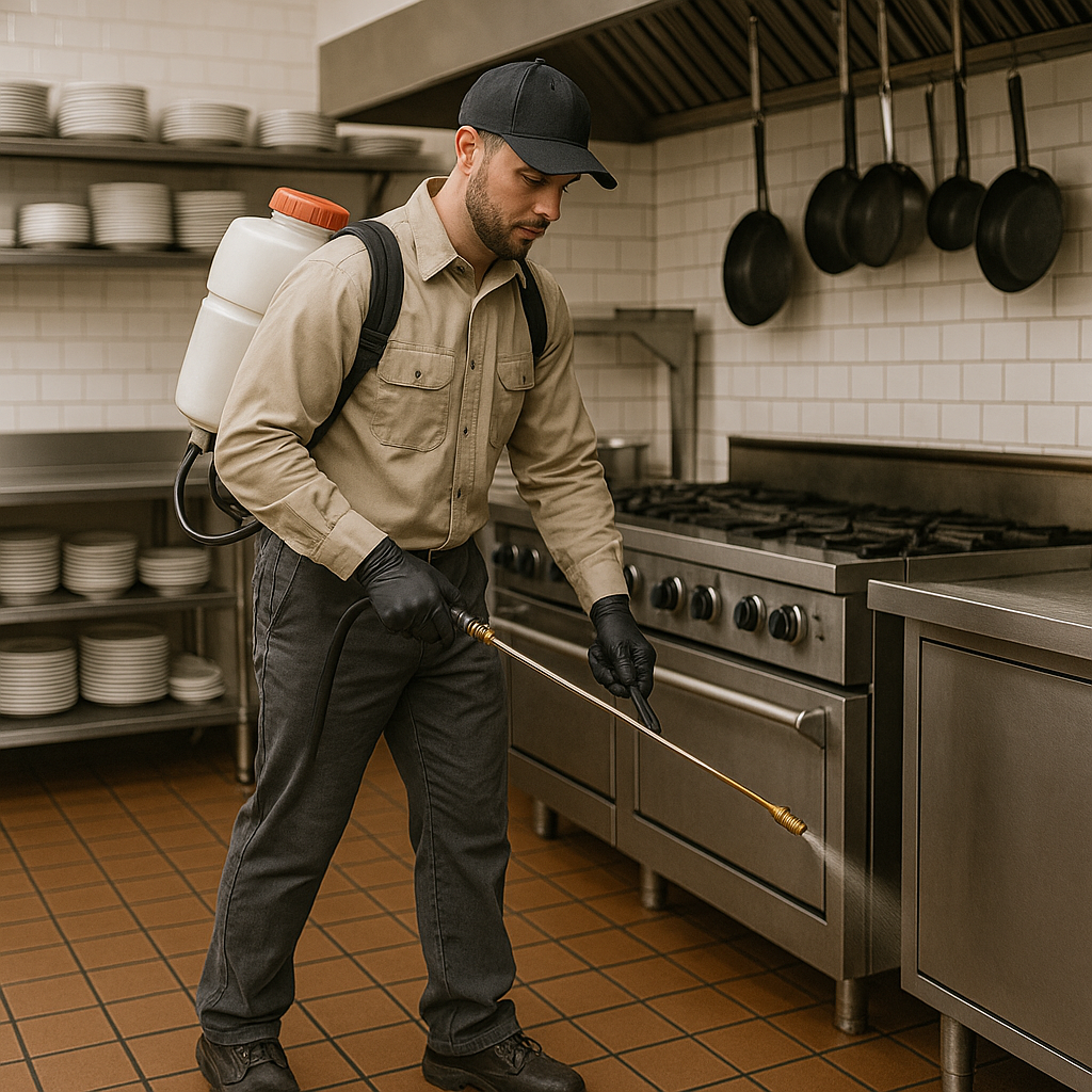 Commercial Treatments work by Terminator Pest Control